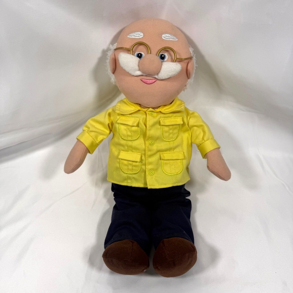 Kids Preferred Grandfather Plush Toy Unisex 17" Yellow Safari Shirt Glasses
